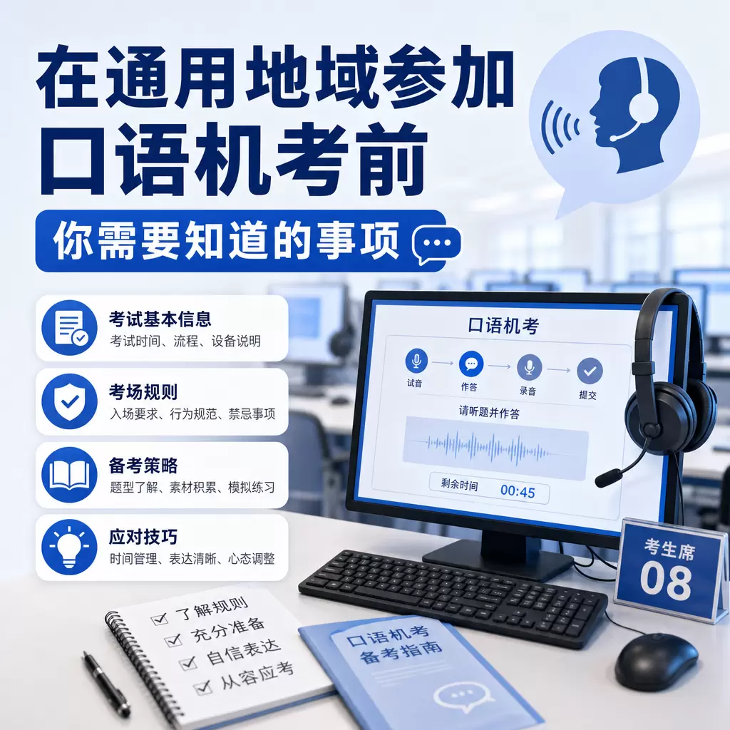 在夷陵参加口语机考前你需要知道的事项